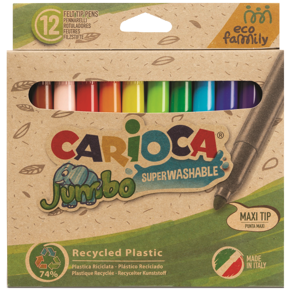 Carioca Jumbo Ecofamily Μαρκαδόροι