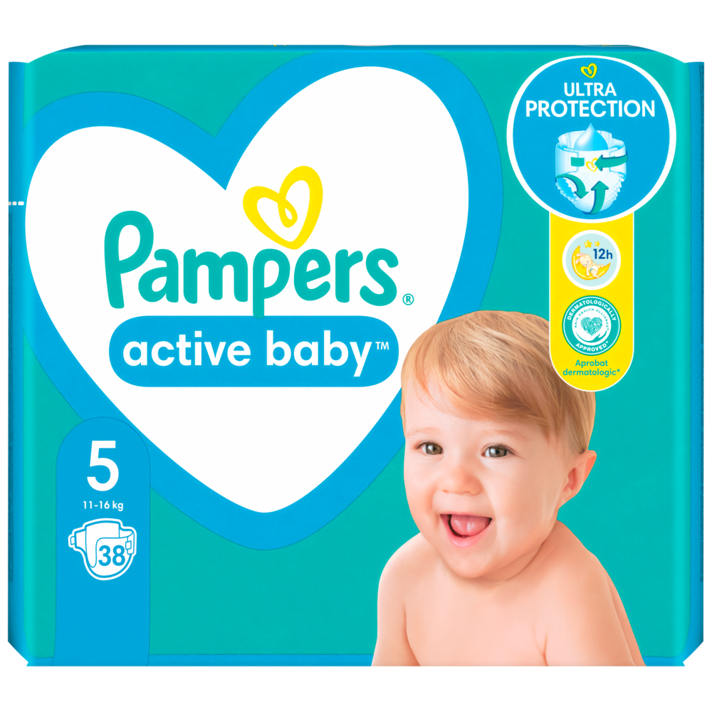 Pampers Active Baby No 5 38τεμ