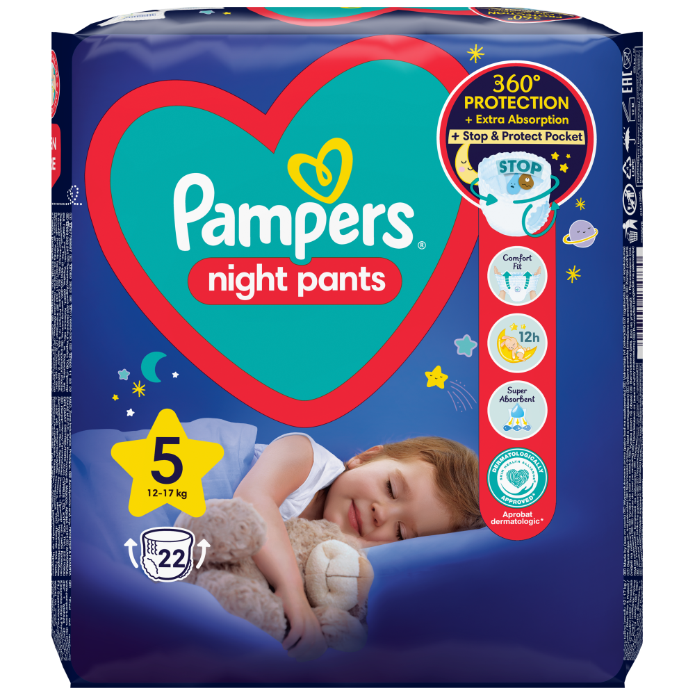 Pampers Night Pants (22τεμ) Νο5