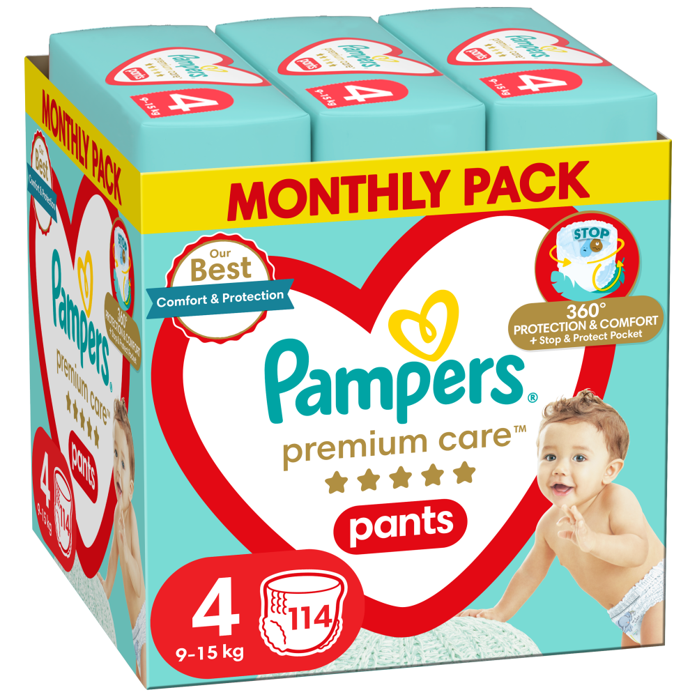 Pampers Premium Pants 114τεμ Nο4