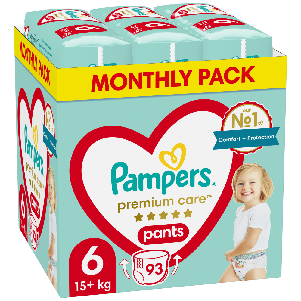 Pampers Premium Pants No 6 93τεμ