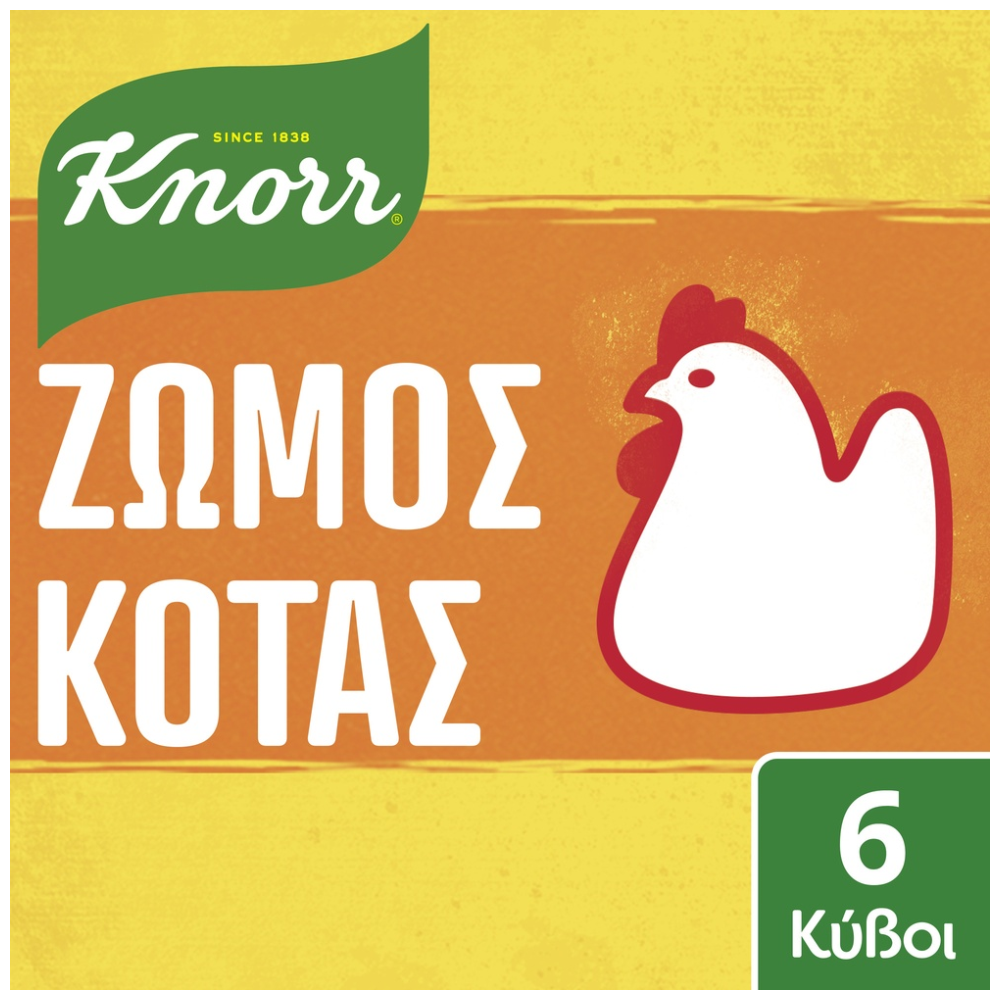 Knorr Ζωμός Κότας 6 κύβοι 3lt
