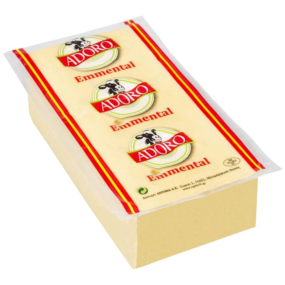 Adoro Emmental Μπλοκ Γερμανίας Τιμή Κιλού