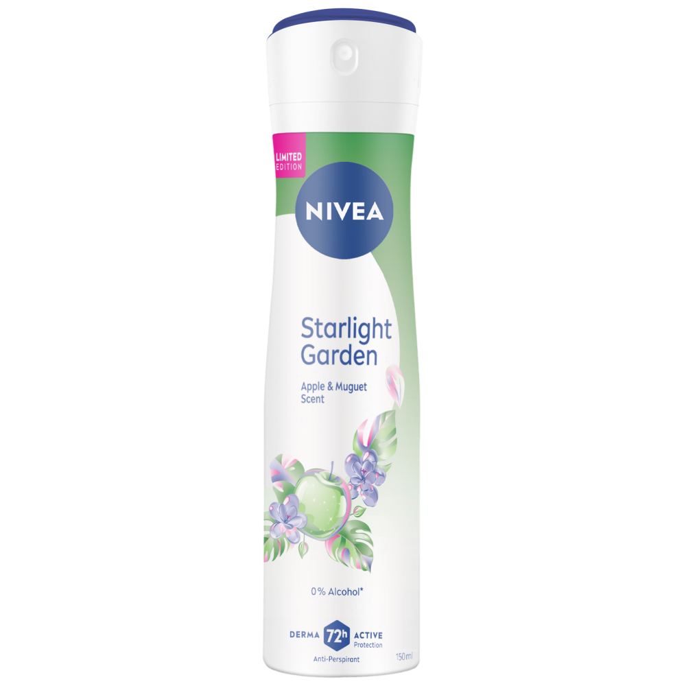 Nivea Starlight Garden Αποσμητικό Σώματος Spray 150ml