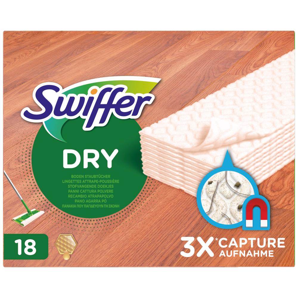 Swiffer 18 Πανάκια Που Παγιδεύουν Την Σκόνη Για Ξύλο & Παρκέ