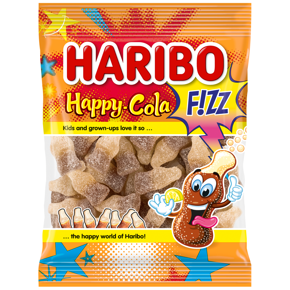 Haribo Happy Cola Fizz Ζελεδάκια 100gr