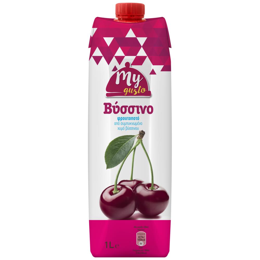 My Gusto Φρουτοποτό Βύσσινο 1lt