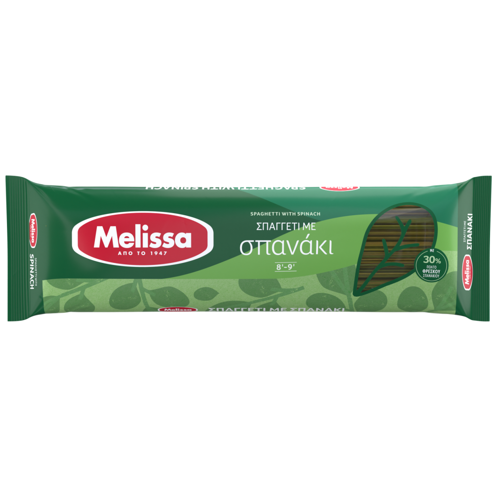 Melissa Σπαγγέτι Με Σπανάκι 400gr