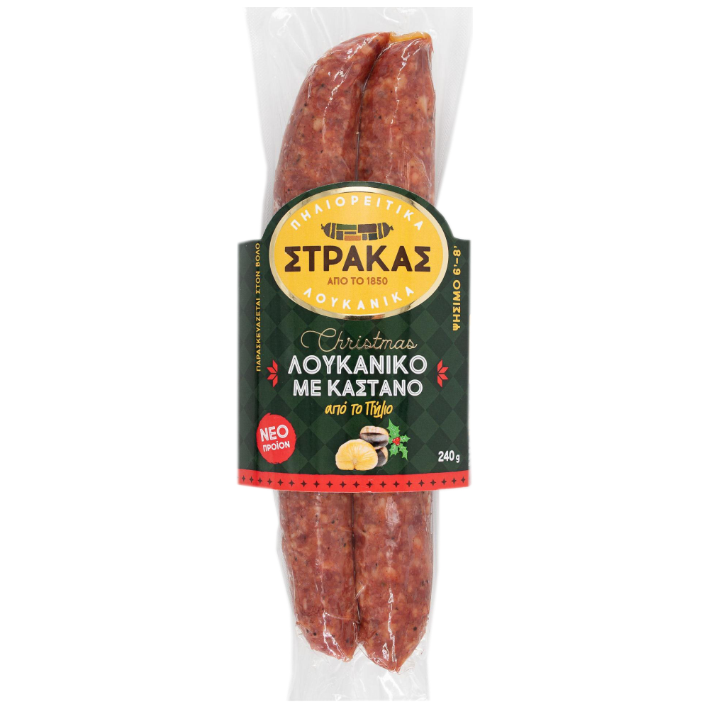 Στράκας Λουκάνικο Με Κάτσανο 240gr
