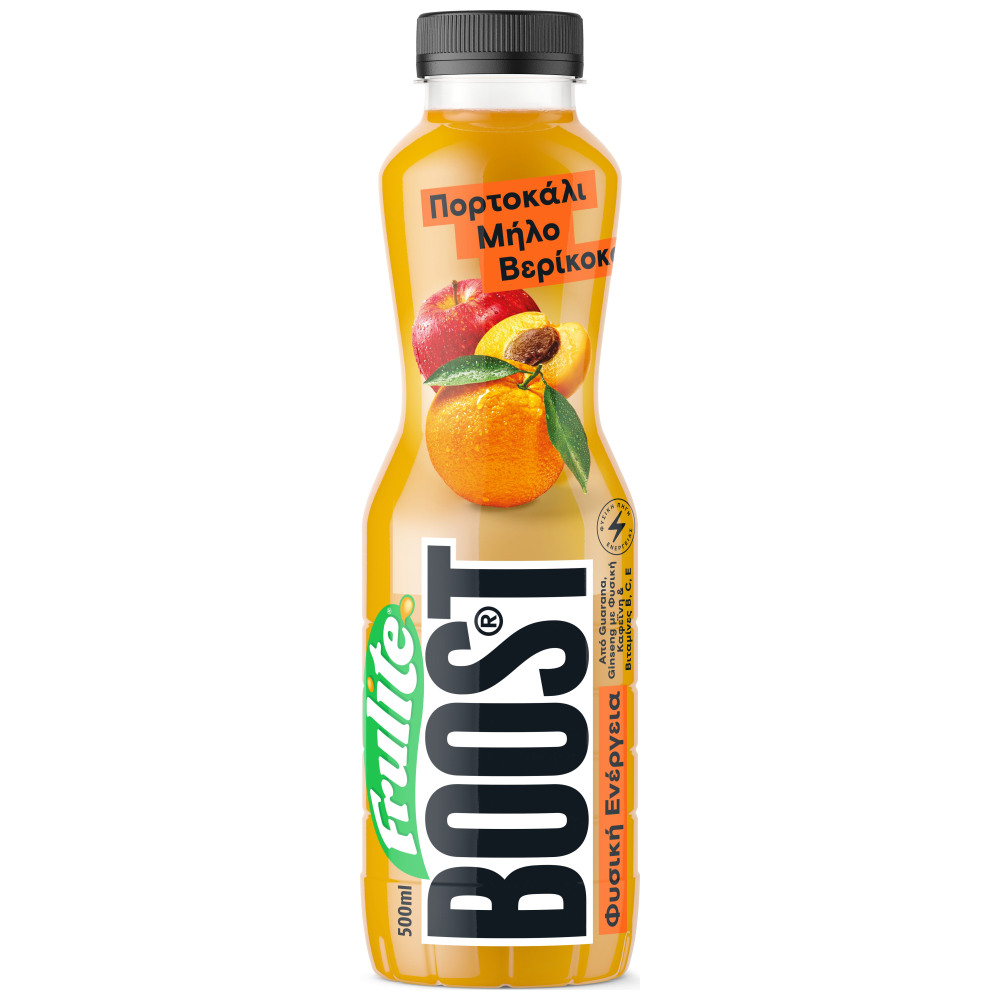 Frulite Boost Πορτοκάλι Βερύκοκο 500ml