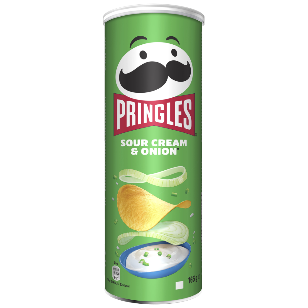 Pringles Sour Cream & Onion 165gr