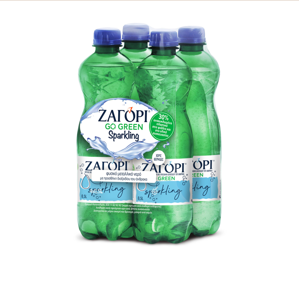 Ζαγόρι Ανθρακούχο Νερό 4x500ml