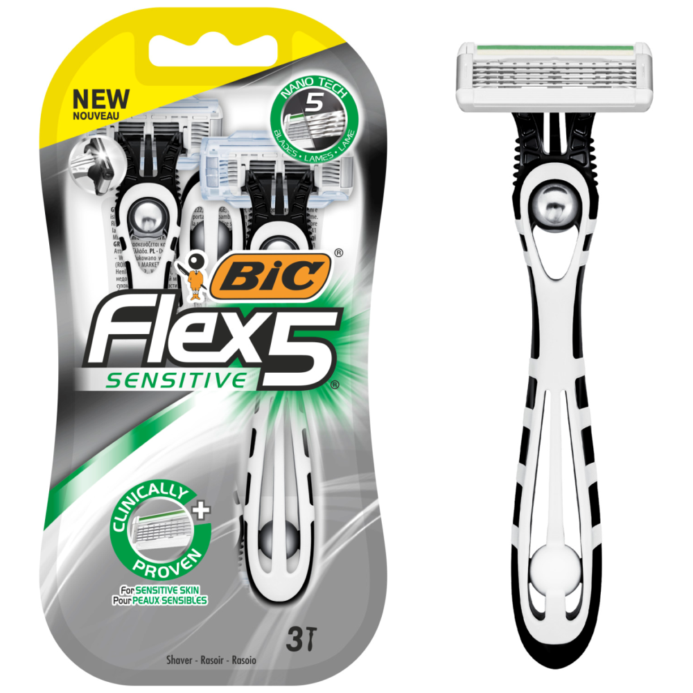 Bic Flex 5 Sensitive Ξυραφάκια Μιας Χρήσης 3τεμ