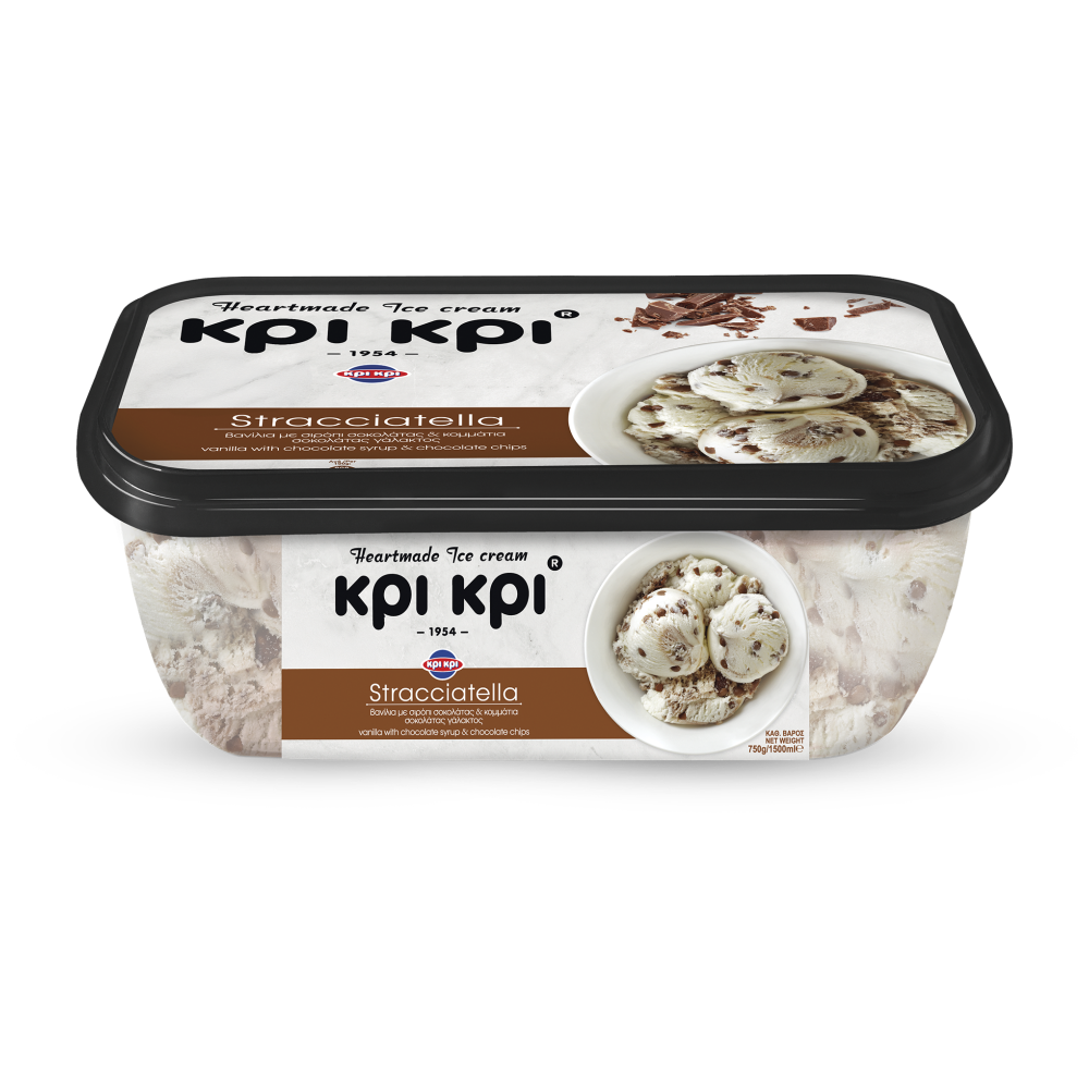 Κρι Κρι Heartmade Stracciatella 750gr 1,5lt