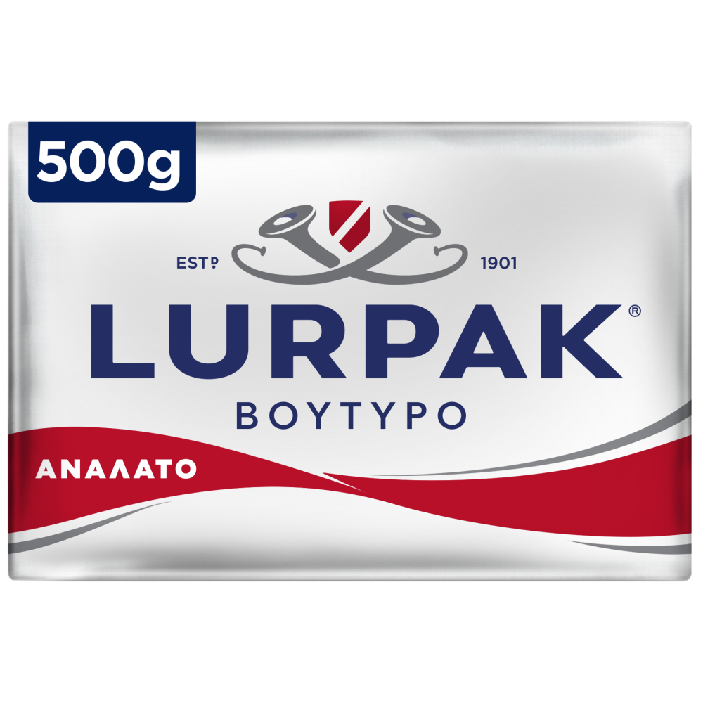 Lurpak Βούτυρο Ανάλατο Αλουμινόφυλλο 500gr