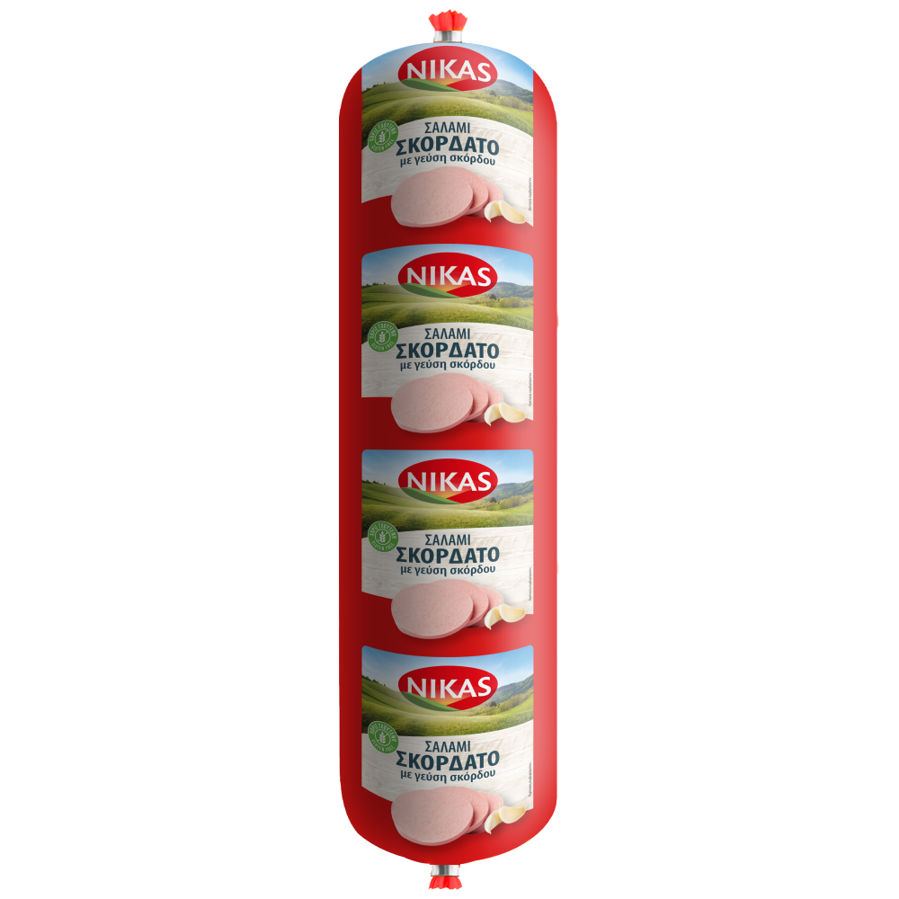 Νίκας Σαλάμι Σκορδάτο Χωρίς Γλουτένη 700gr