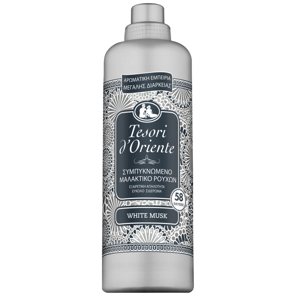 Tesori D'oriente Mαλακτικό Ρούχων White Musk 58μεζ 1,160ml