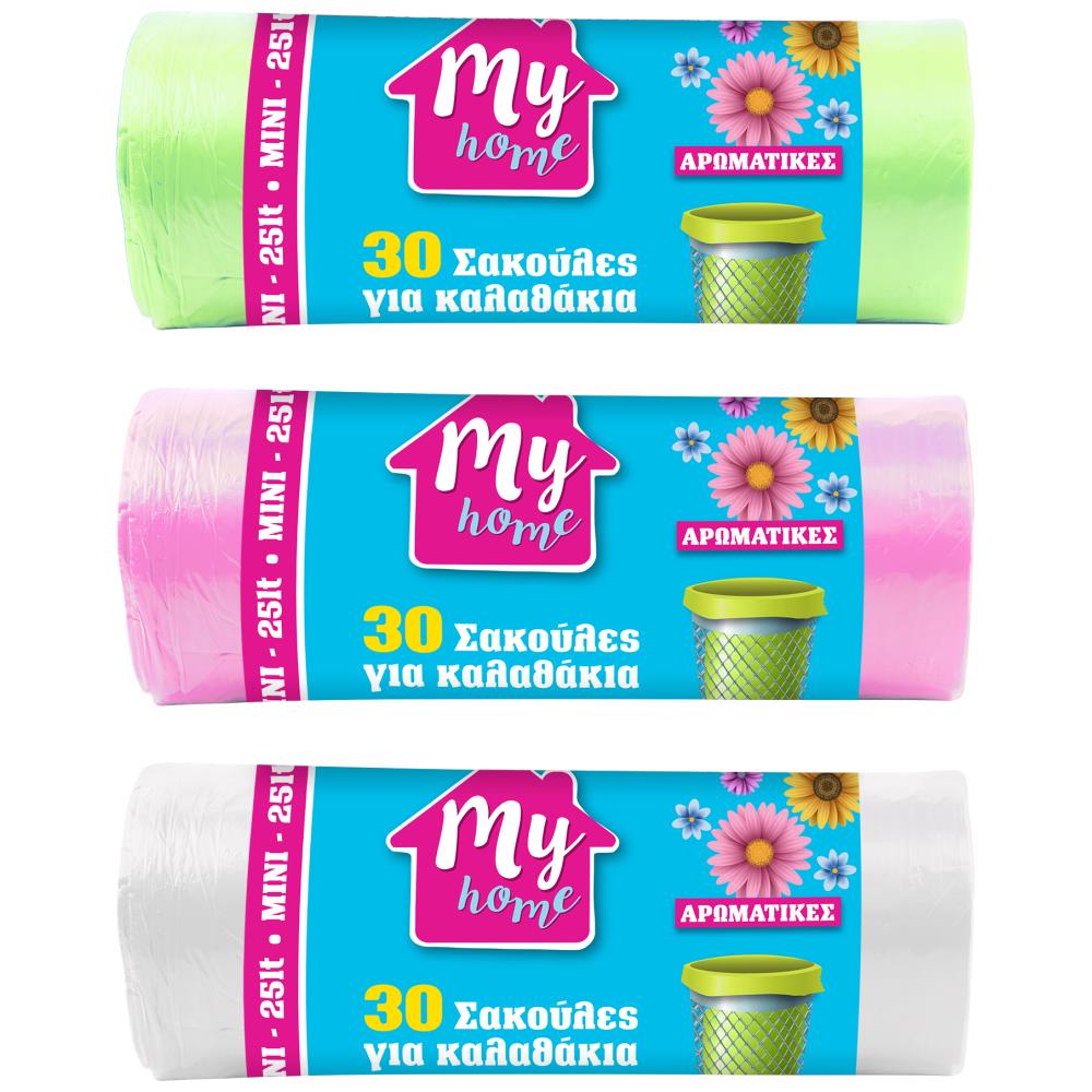 My Home Σακούλες Απορριμμάτων Αρωματικές Mini 30τεμ