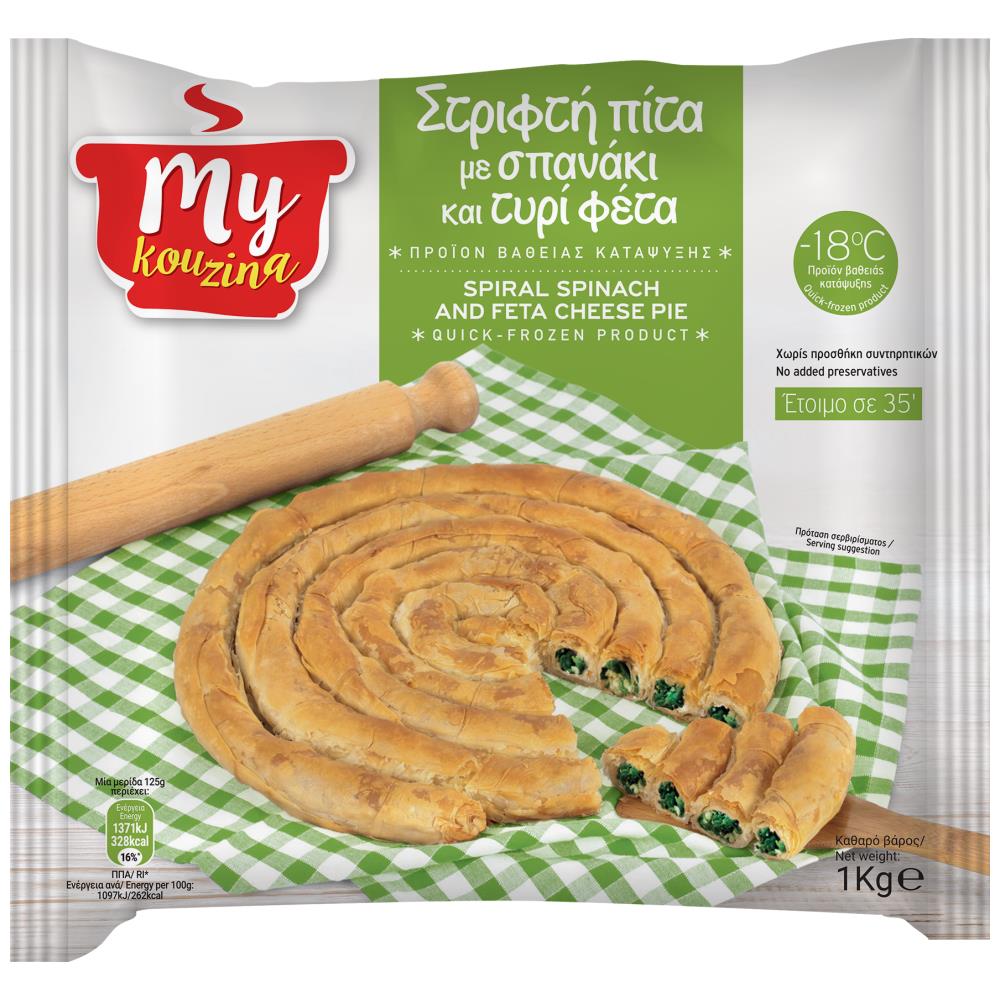 My Kouzina Στριφτή Πίτα Σπανάκι Τυρί 1kg