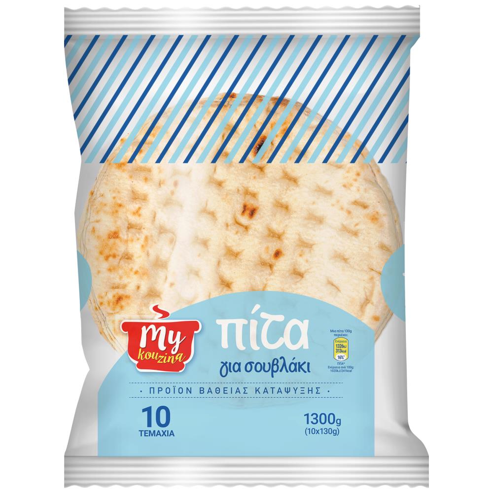 My Kouzina Πίτα Σουβλάκι Γίγας 10τεμ 1,3kg