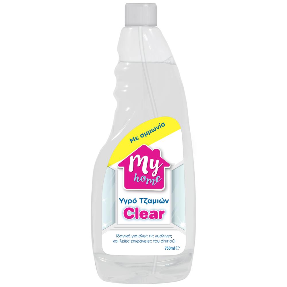 My Home Υγρό Τζαμιών Clear Ανταλλακτικό 750ml
