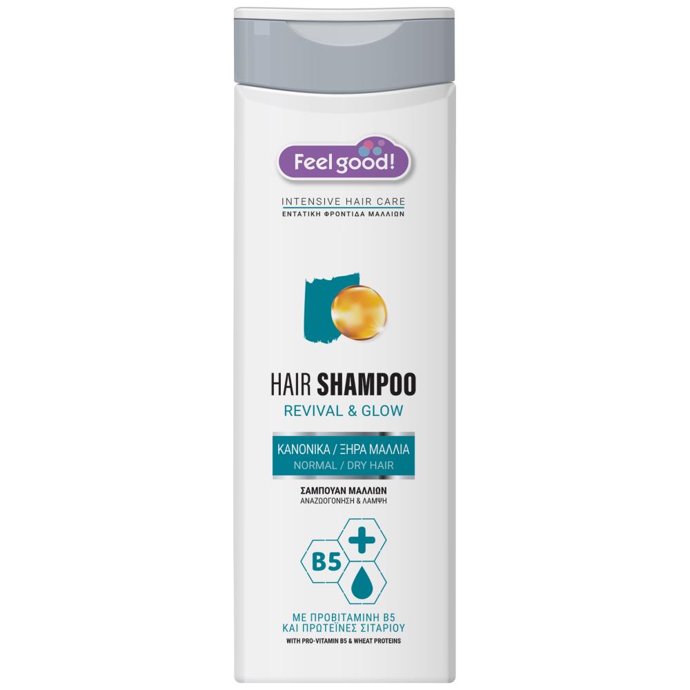 Feel Good! Σαμπουάν Κανονικά Ξηρά Μαλλιά 400ml