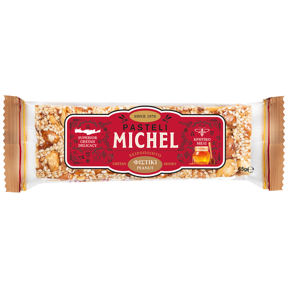 Pasteli Mich Παστέλι Φυστικάτο 65gr
