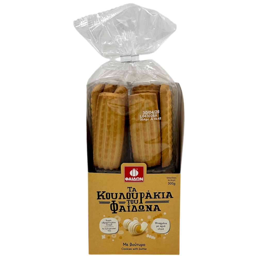 Φαίδων Κουλουράκια Με Βούτυρο 300gr