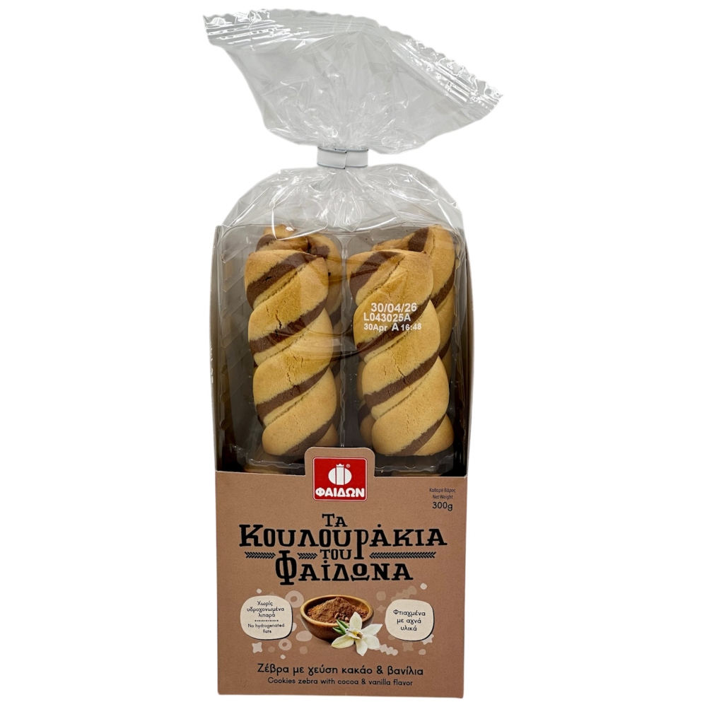 Φαίδων Κουλουράκια Ζέβρα 300gr