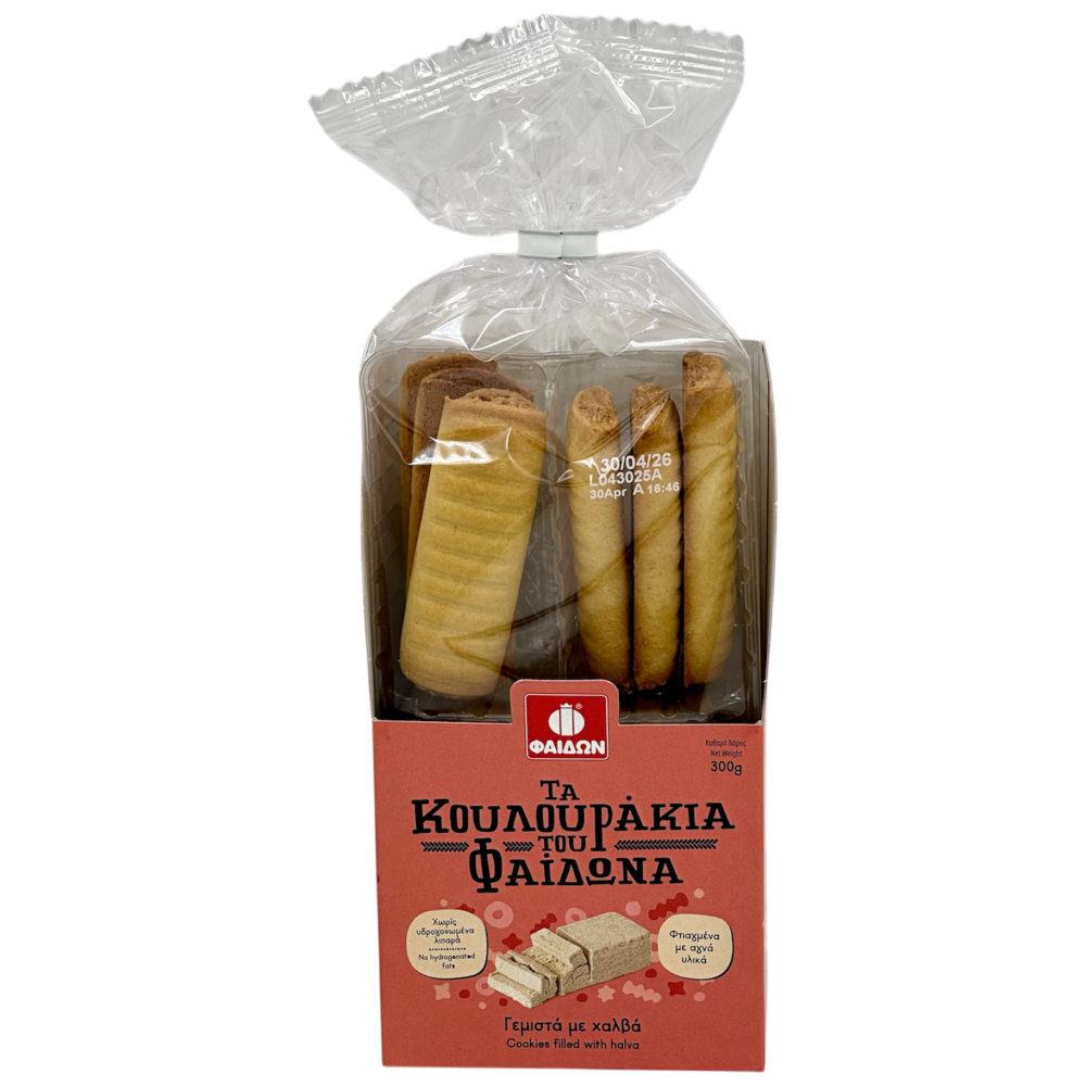 Φαίδων Κουλουράκια Με Χάλβα 300gr