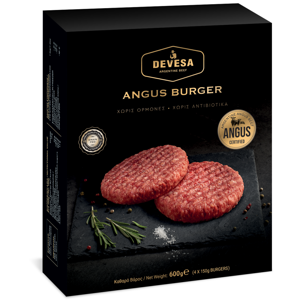 Devesa Burger Angus Βοείου Κατεψυγμένο 600gr