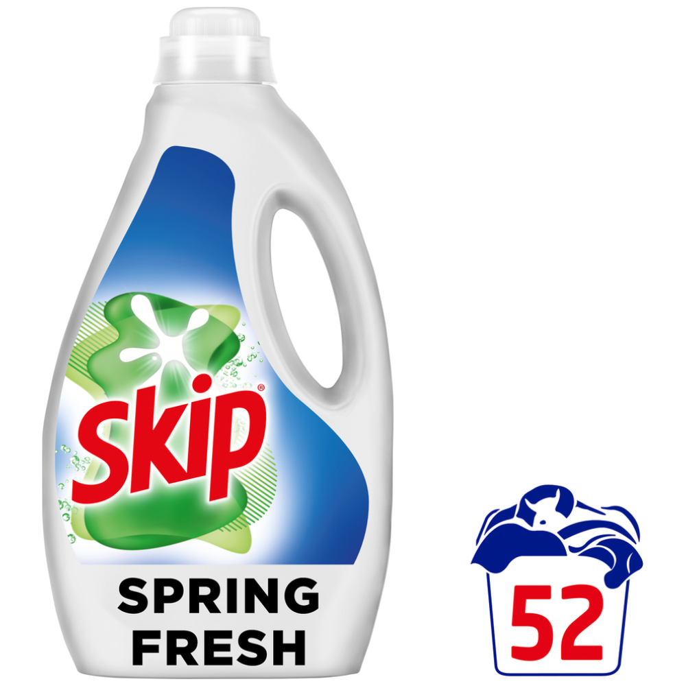 Skip Υγρό Απορρυπαντικό Πλυντηρίου Ρούχων Spring Fresh 52μεζ 2,6lt