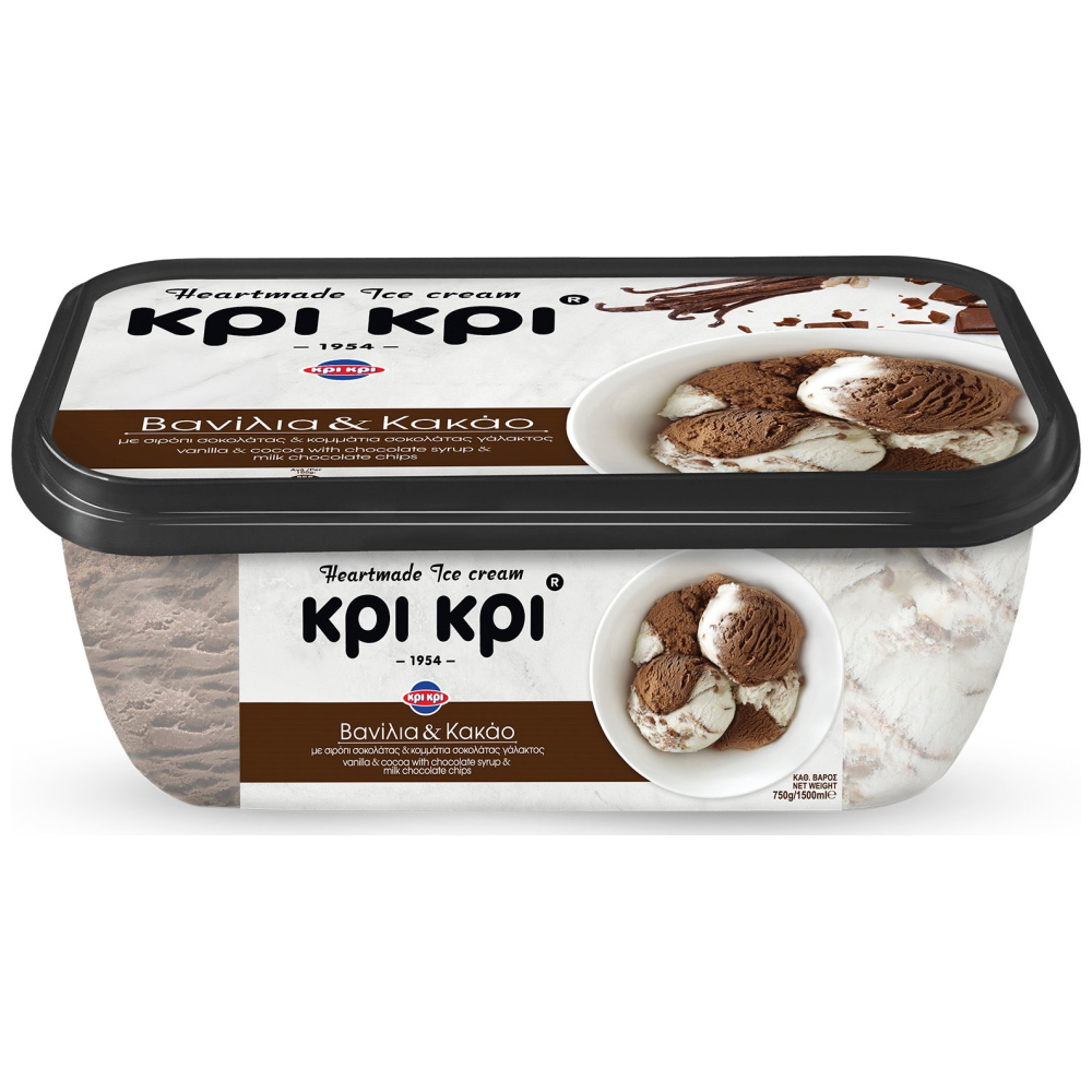 Κρι Κρι Heartmade Βανίλια Σοκολάτα 500gr