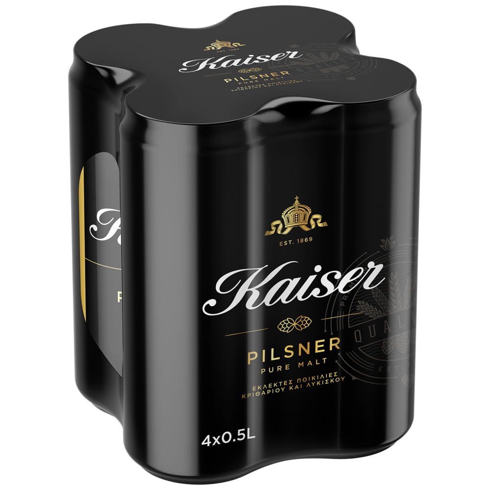 Kaiser Μπίρα 4x500ml