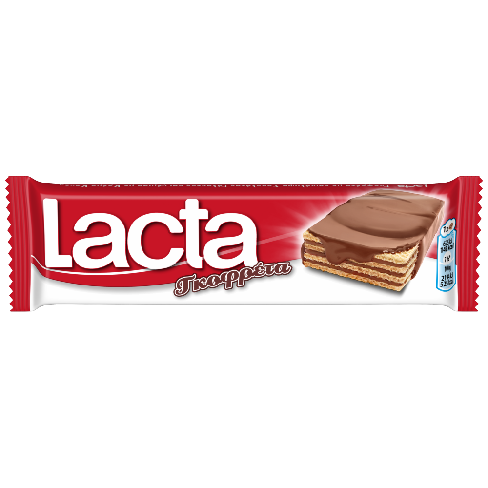 Lacta Γκοφρέτα Επικάλυψη Με Σοκολάτα 28.5gr 3τεμ