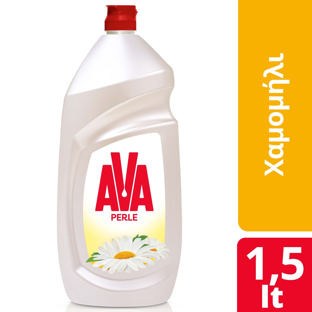 Ava Perle Υγρό Πιάτων Χαμομήλι 1,5lt