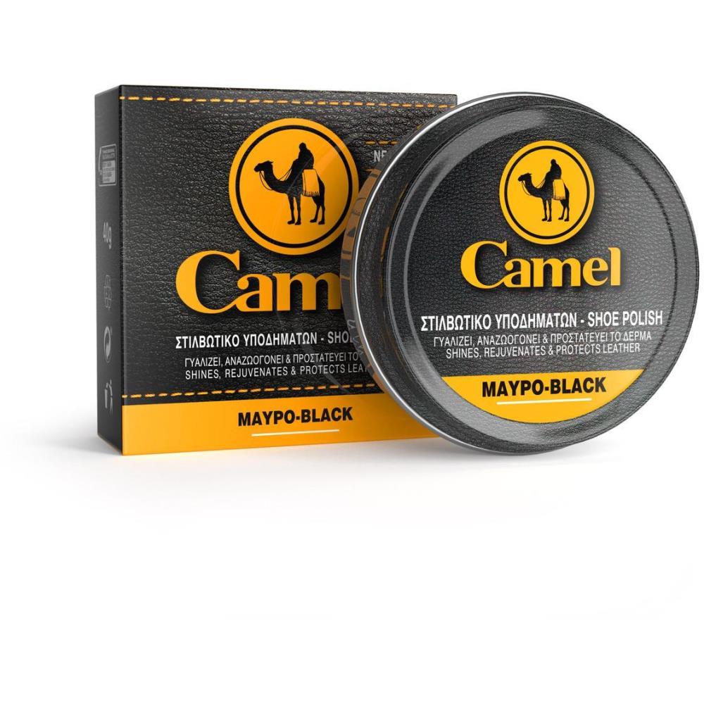 Camel Πάστα Υποδημάτων Μαύρο 40ml