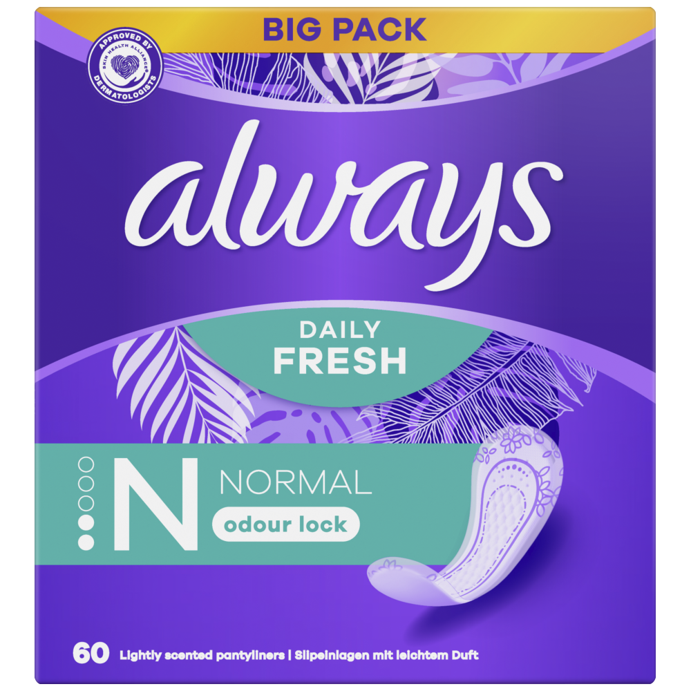 Always Fresh Normal Σερβιετάκια 60τεμ