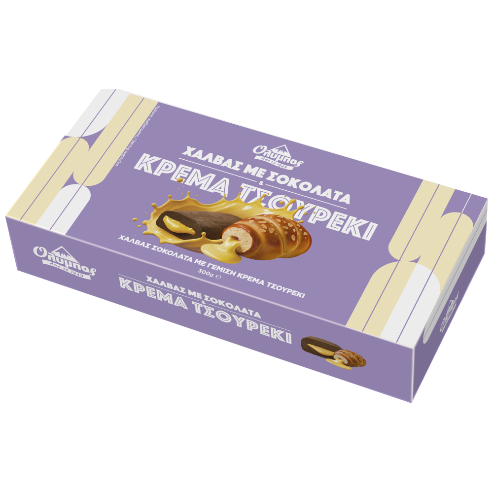 Όλυμπος Χαλβάς Μαύρη Σοκολάτα & Τσουρέκι 300gr