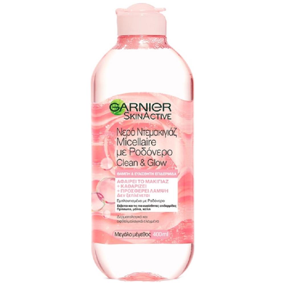 Garnier Micellaire Νερό Ντεμακιγιάζ Με Ροδόνερο 400ml