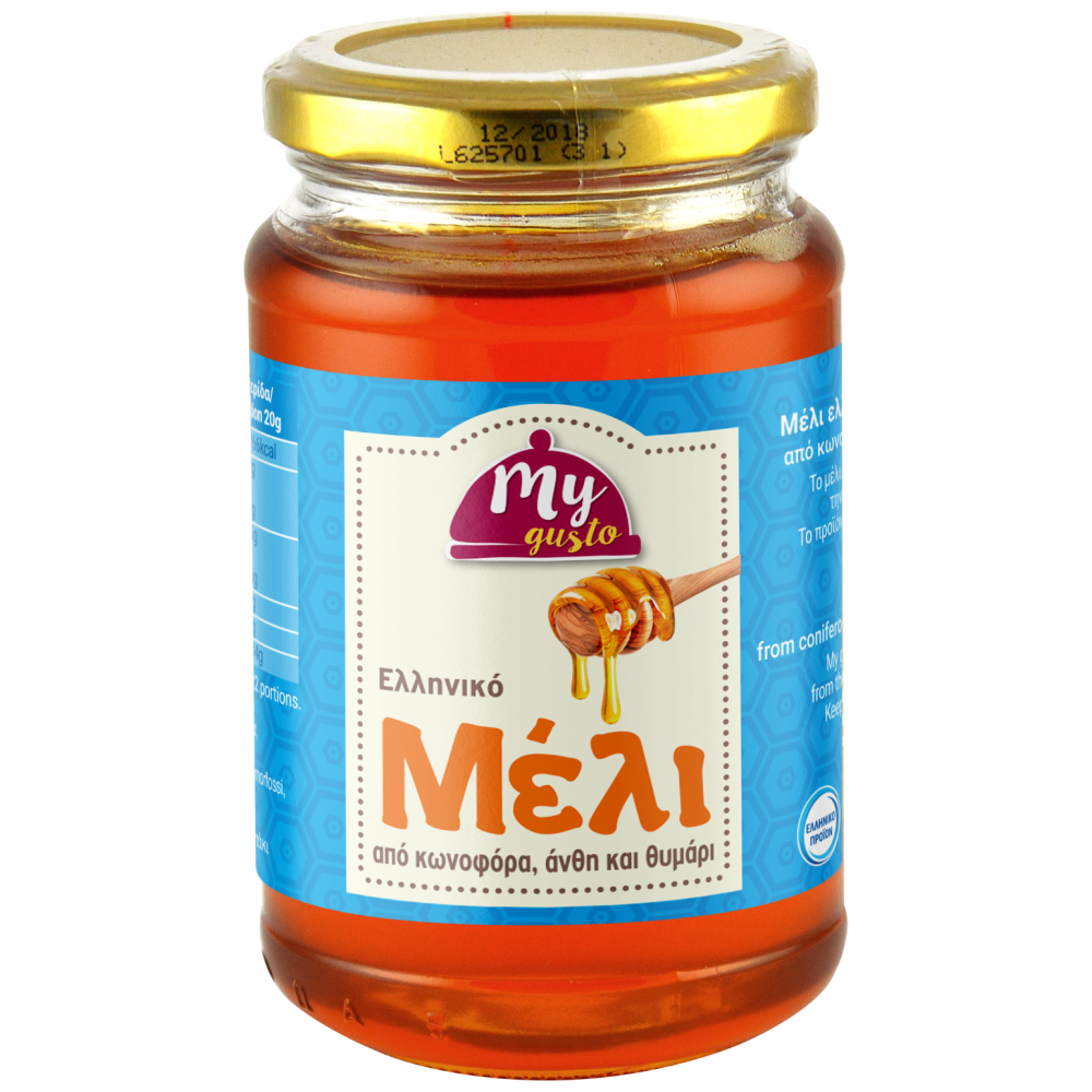 My Gusto Μέλι Ανθέων Κωνοφόρων & Θυμάρι 450gr