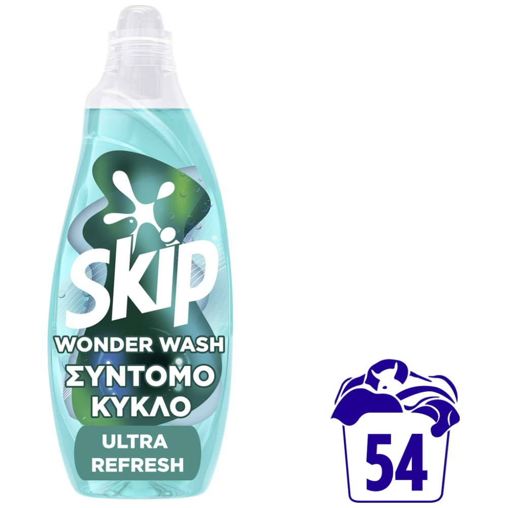 Skip Υγρό Απορρυπαντικό Πλυντηρίου Ρούχων Ultra Refresh Wonder 54Μεζ