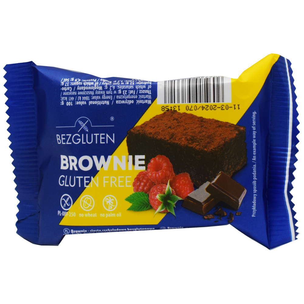 Bezgluten Κέικ Brownie Σοκολάτας Χωρίς Γλουτένη 50gr