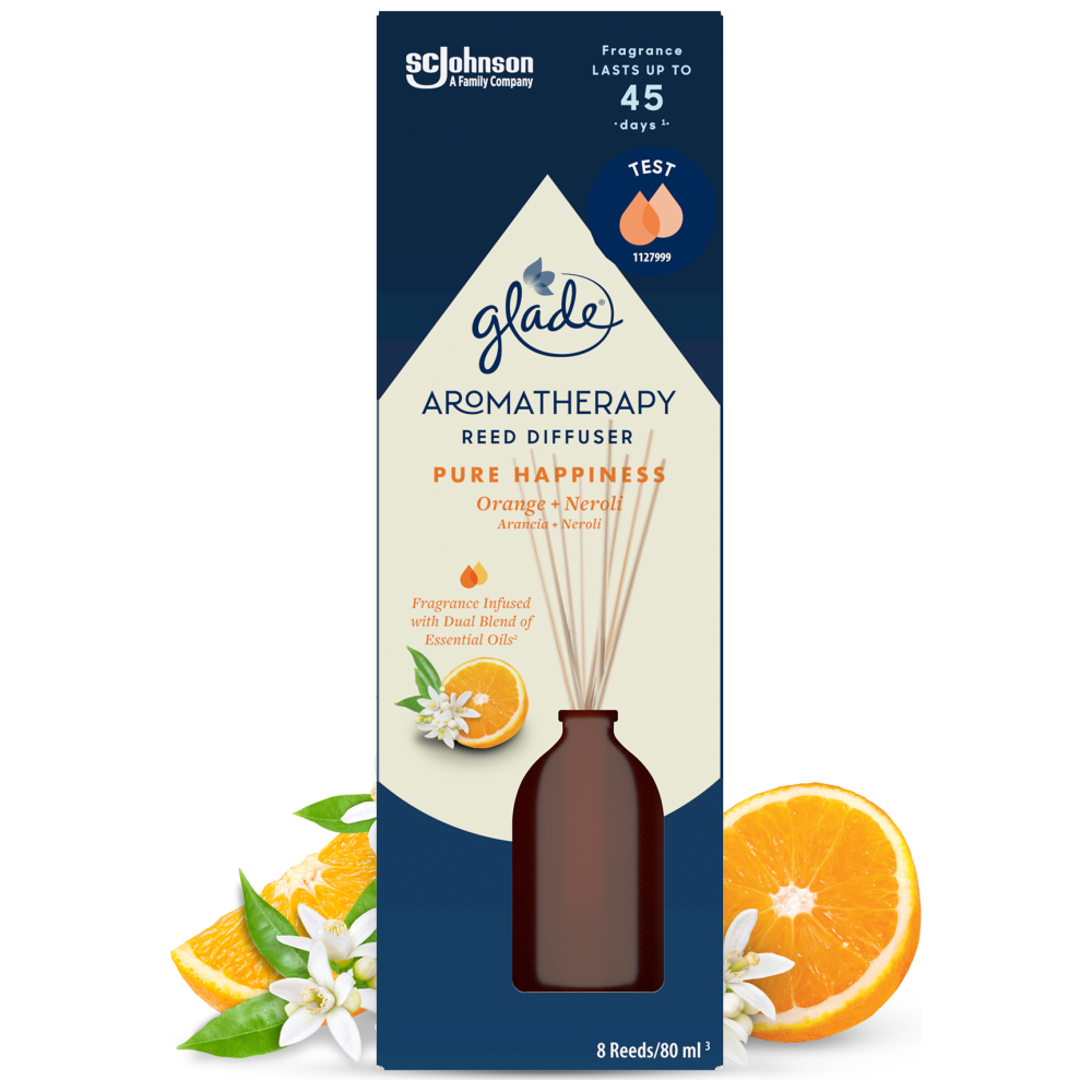 Glade Aromatherapy Diffuser Αρωματικό Stick Pure Happiness 80ml