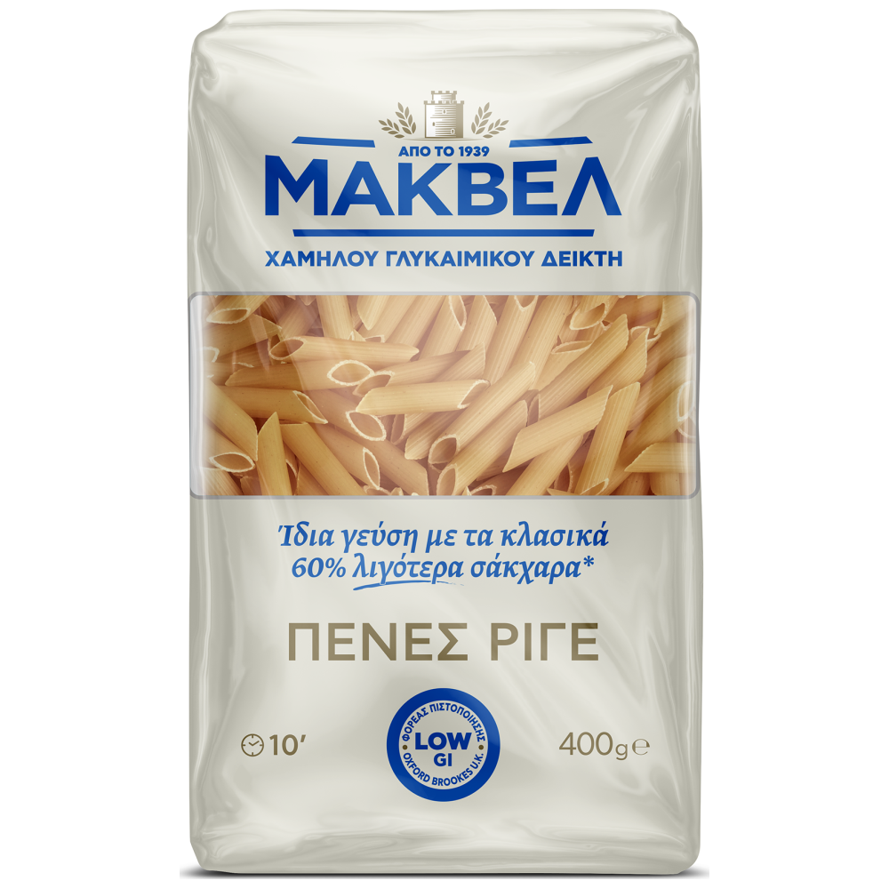 Mάκβελ Πένες Χαμηλού Γλυκαιμικού Δείκτη 400gr