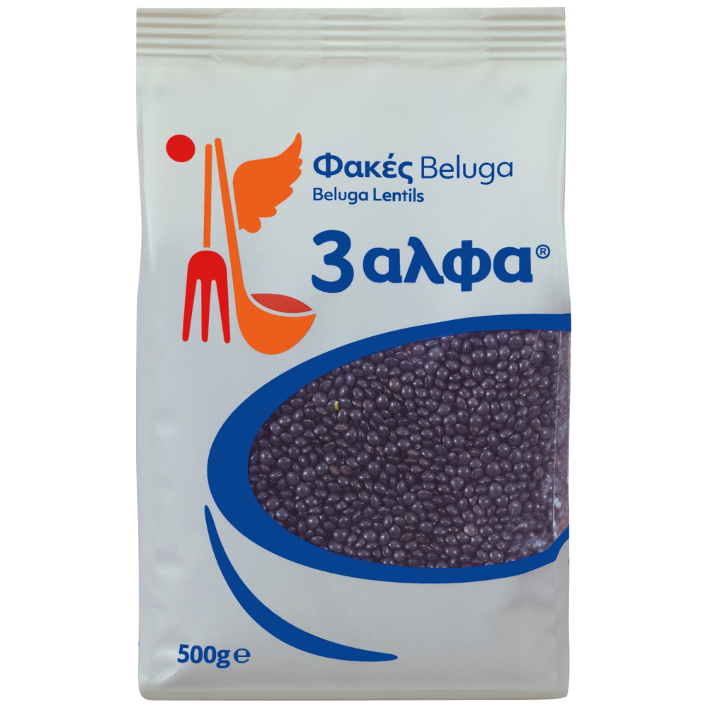3αλφα Φακές Ψιλές Beluga 500gr