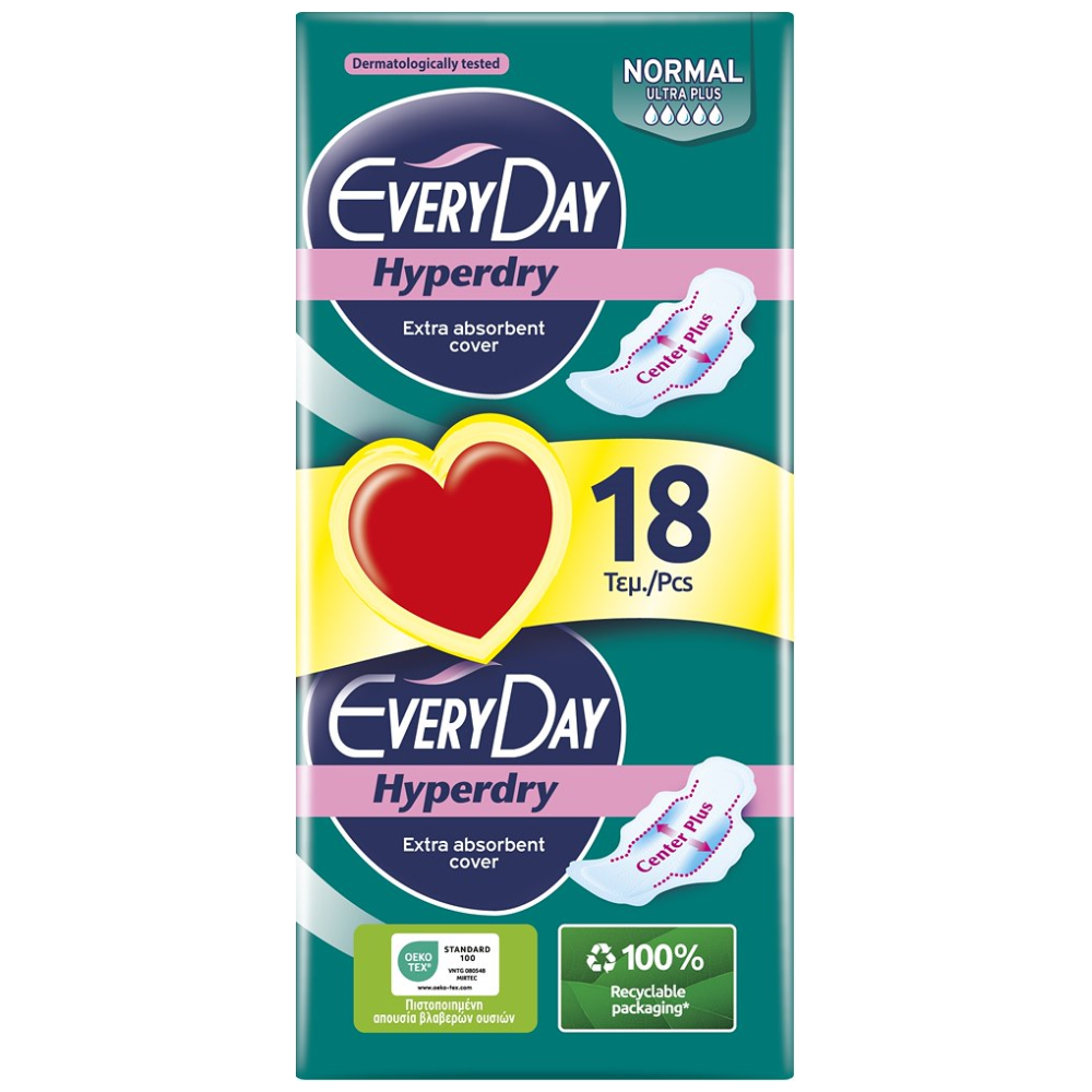 Everyday Hyperdry Ultra Plus Normal 18τεμ