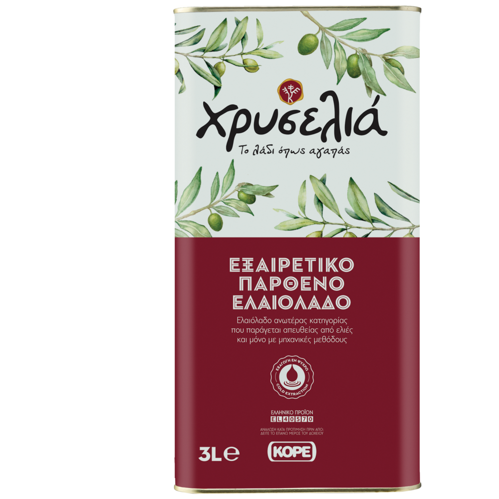 Χρυσελιά Εξαιρετικό Παρθένο Ελαιόλαδο 3lt