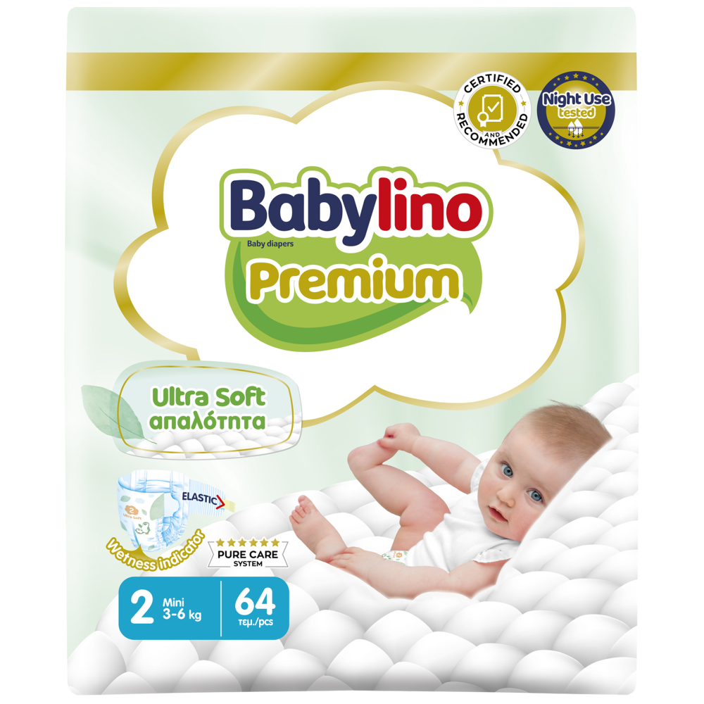 Babylino Premium Mini No 2 3-6kg 64τεμ