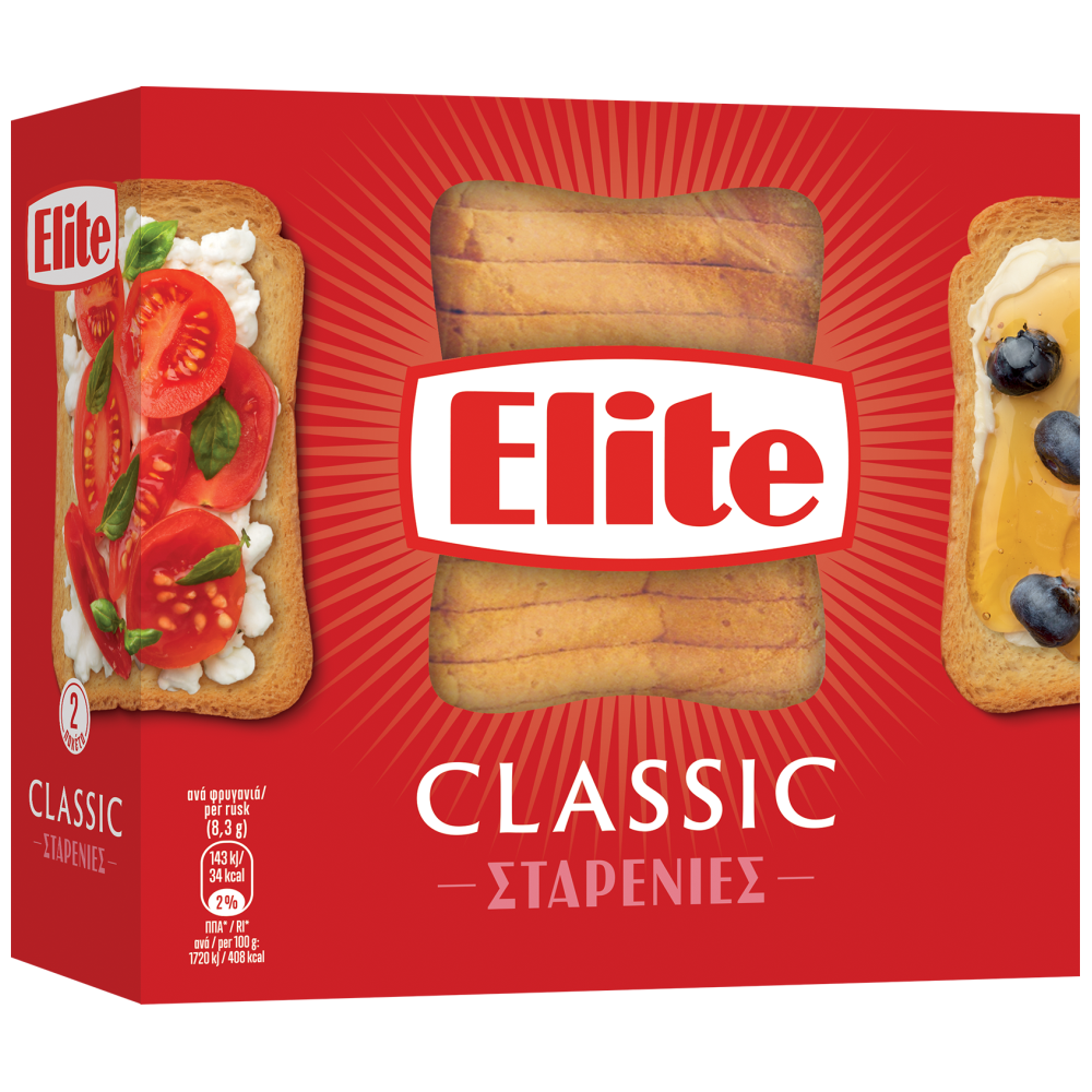 Elite Φρυγανιές Σταρένιες 250gr